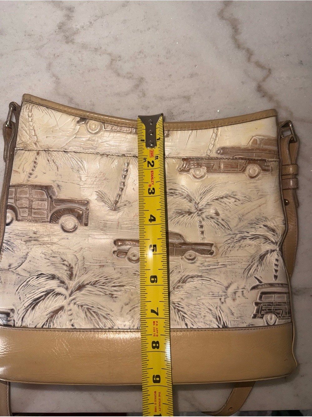 Brahmin Copa Leather Shoulder Bag-GUC!! - Picture 13 of 14